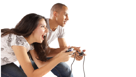 gamers-white-background